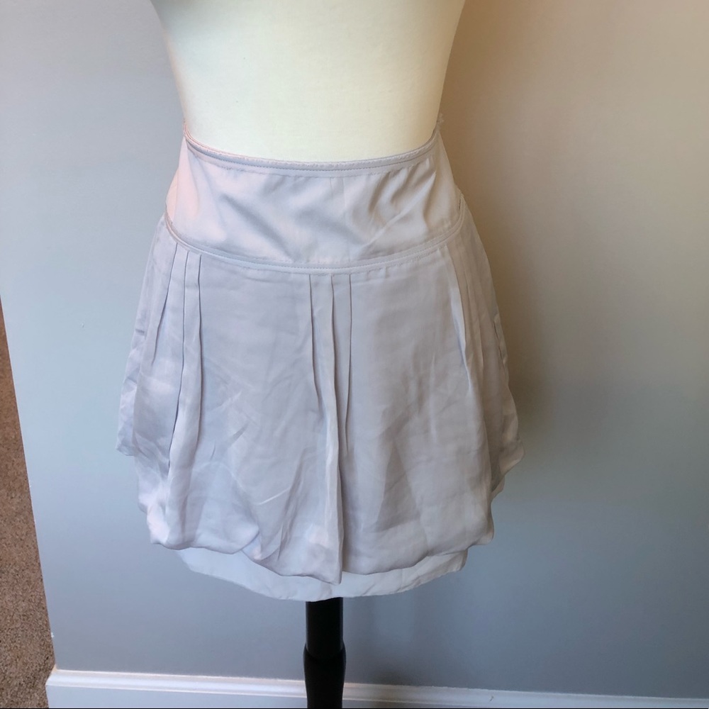 Lavender Gap silky bubble hem skirt
